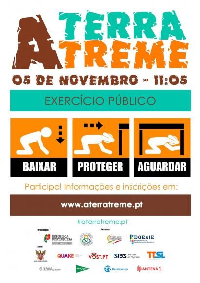 Exercício Público de Sensibilização para o Riso Sísmico - A TERRA TREME