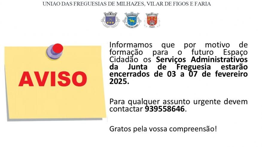 Encerramento / Atendimento por motivo de formação