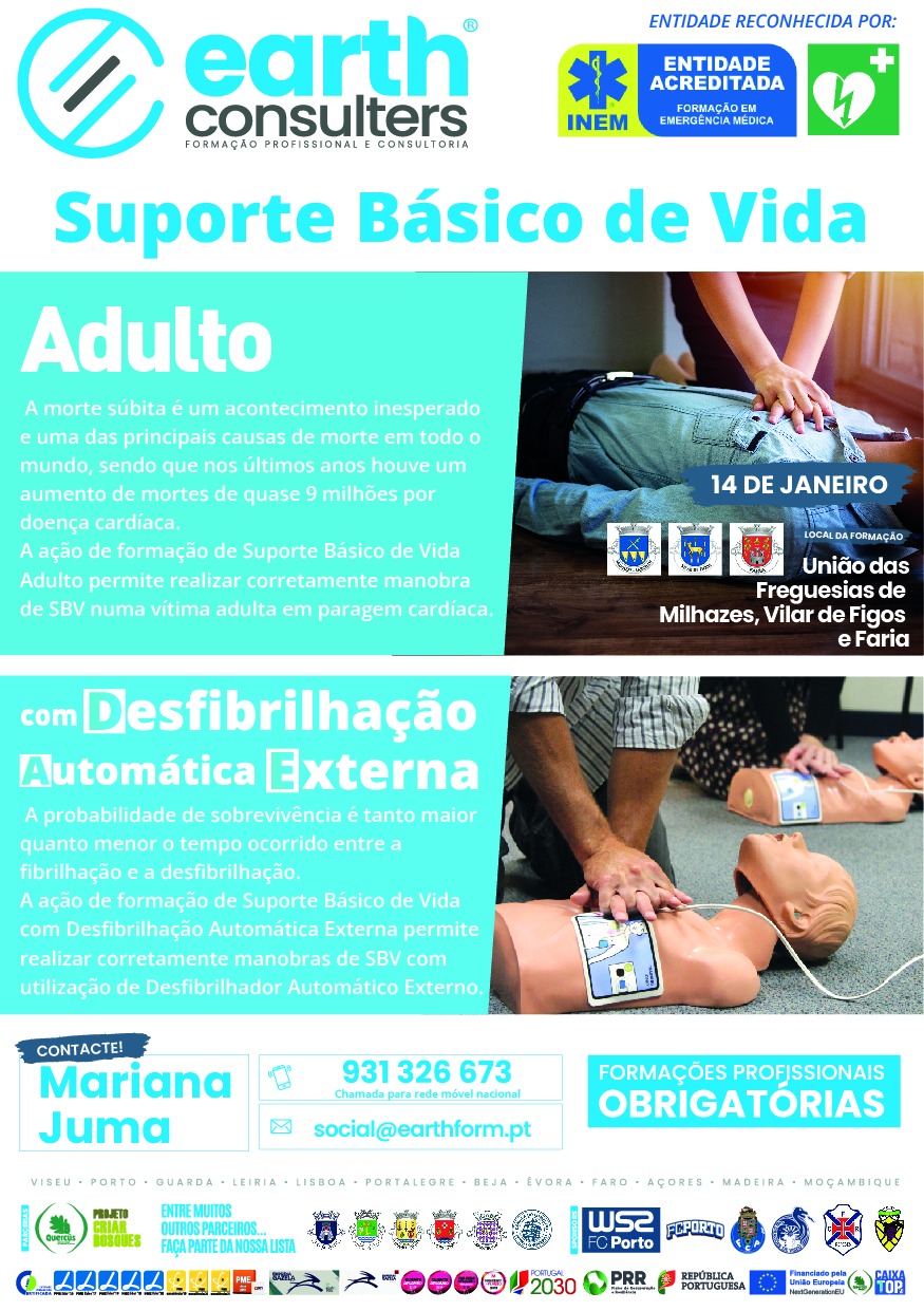 Ação de Formação – Suporte Básico de Vida 
